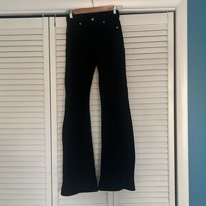 NWT H&M black flare pants (size 2)